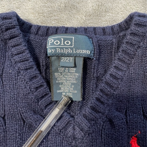 Polo Ralph Lauren v neck sweater - Picture 3 of 4